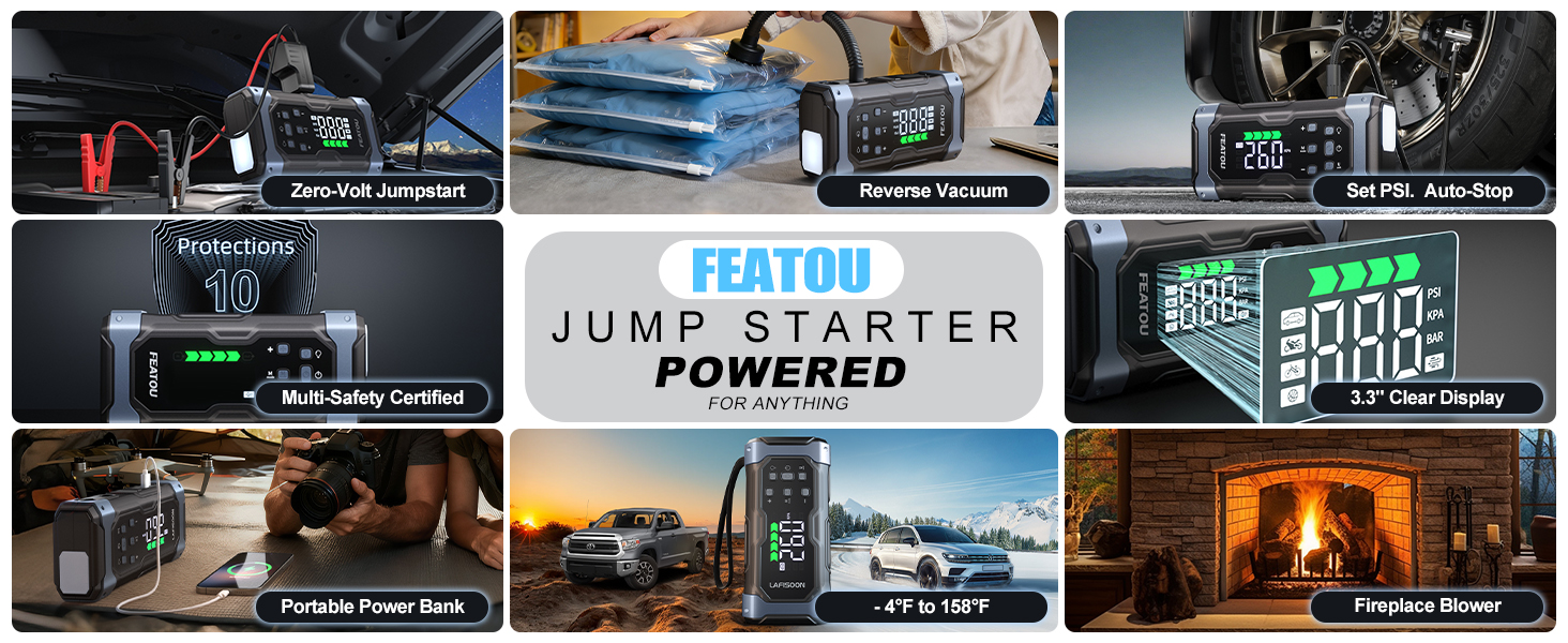 great power car jump starter