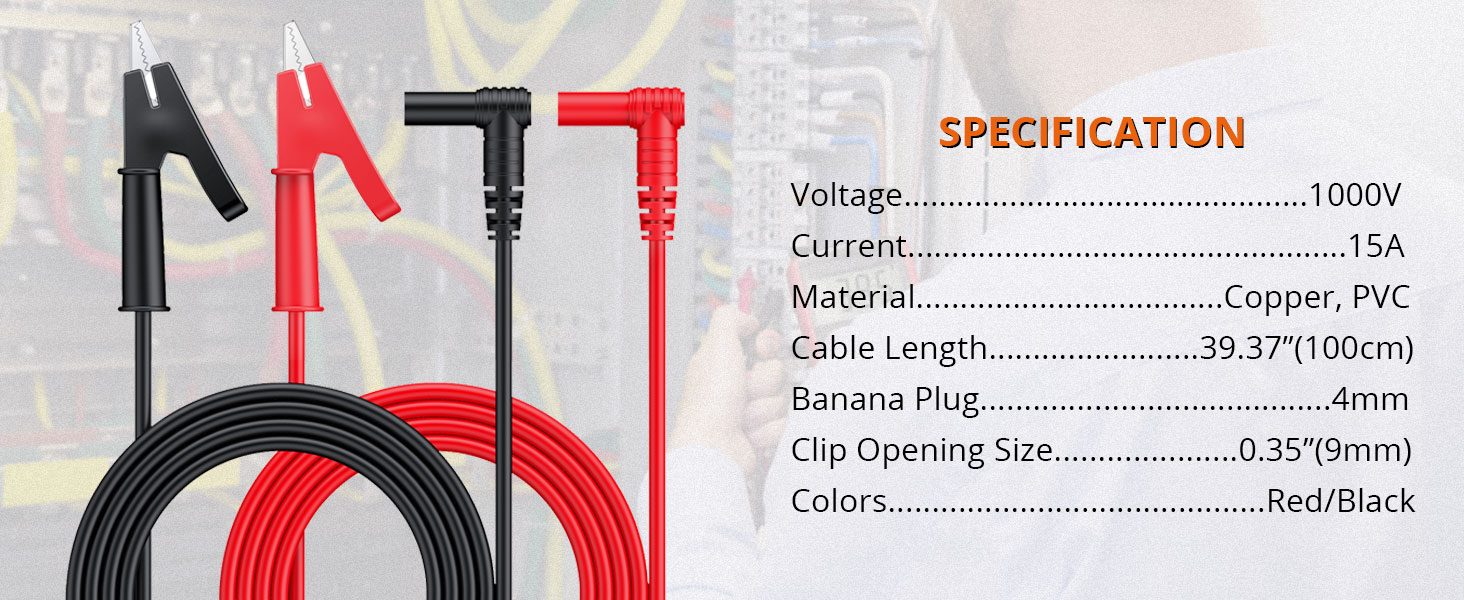 Banana Plug Test Cable