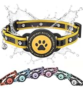 Airtag Cat Collar Breakaway, Reflective Cat Collar with AirTag Holder and Bell, Compatible with A...
