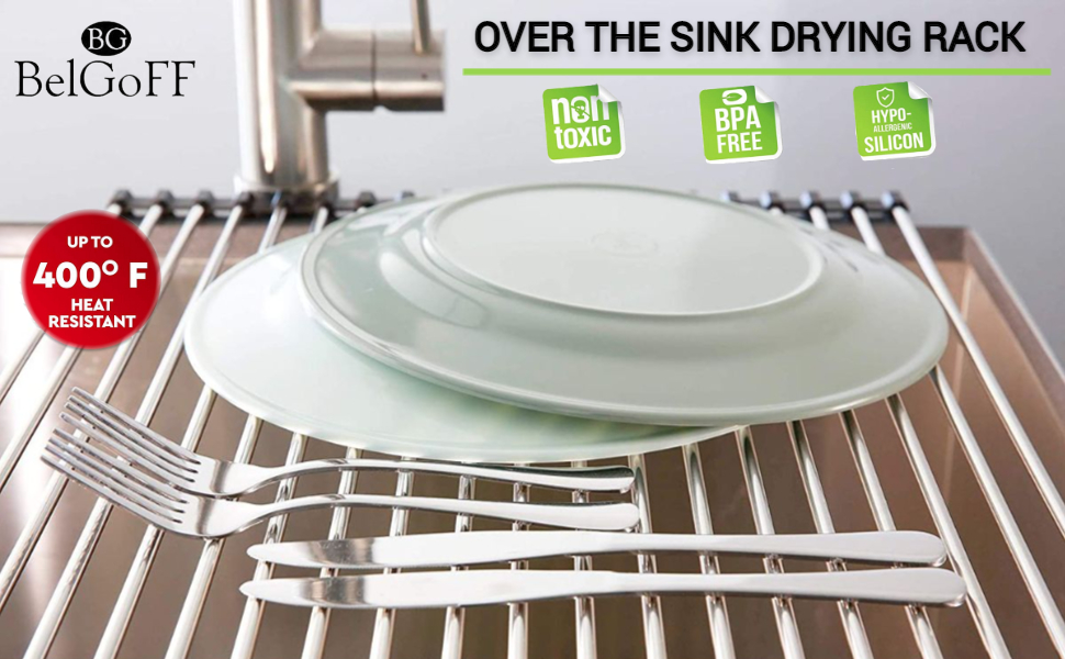 Roll Up Dish Drying Rack