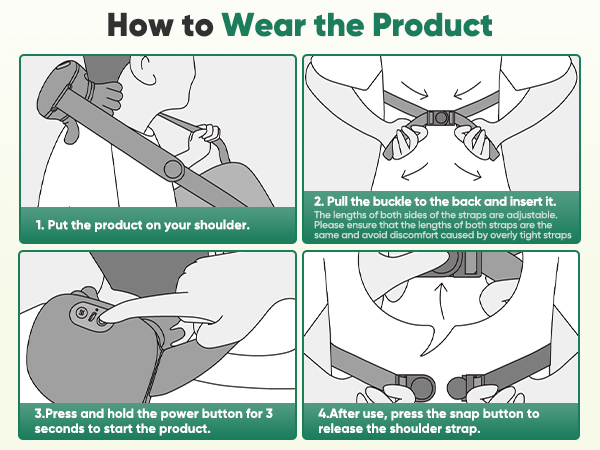 neck massager with fingers, shoulder and neck massager