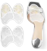 DuyiCaCa Metatarsal Pads for Women: 2 Pairs Extra Soft Ball of Foot Cushions for Pain Relief - 8-...