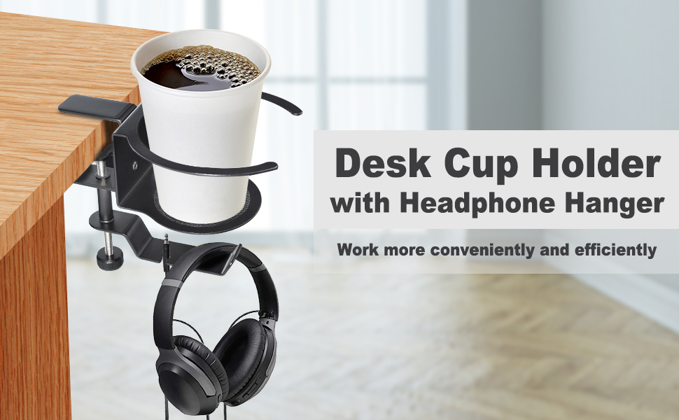gaming desk cup holder