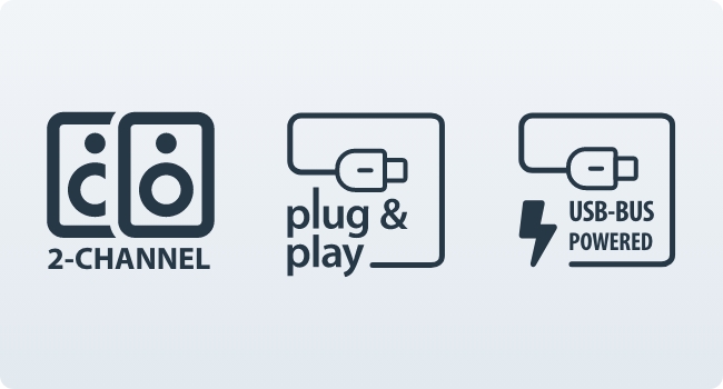 USB Powered with Built-In HDMI Audio Support