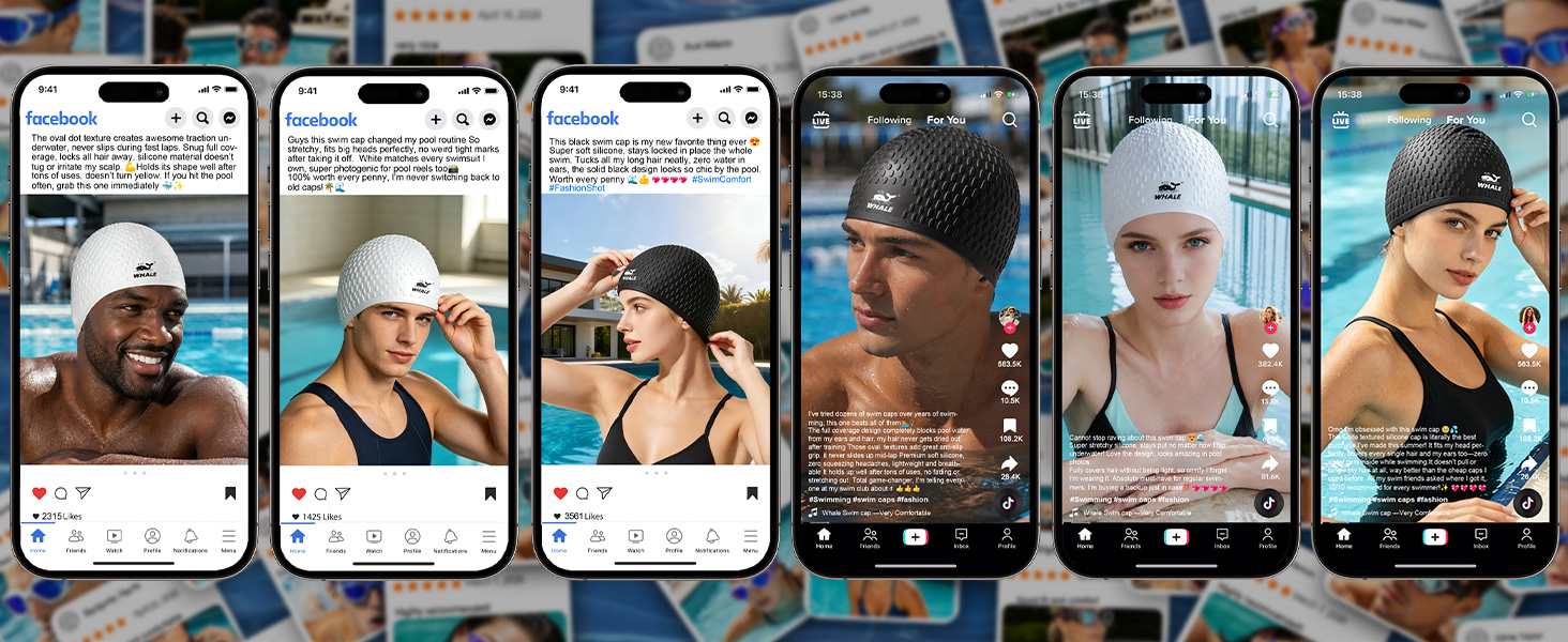 A swim cap that is very popular among swimmers and swimming coaches