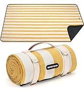 Outdoor Picnic Blankets Waterproof Large, Sandproof Backing Portable for Family, Friends, Kids, P...