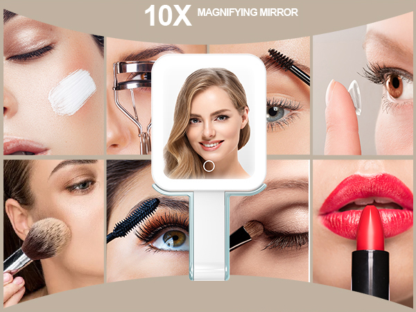 10x magnifying makeup mirror