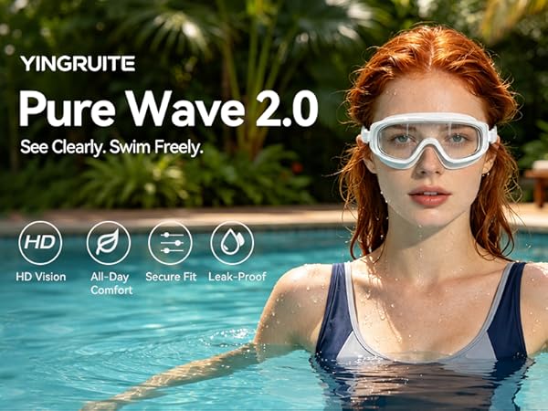 Yingruite Pure Wave 2.0 Swim Googles