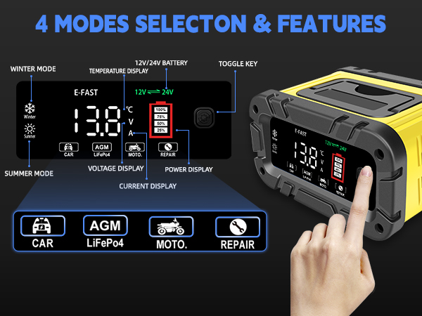 battery chargers automobile 12 volt