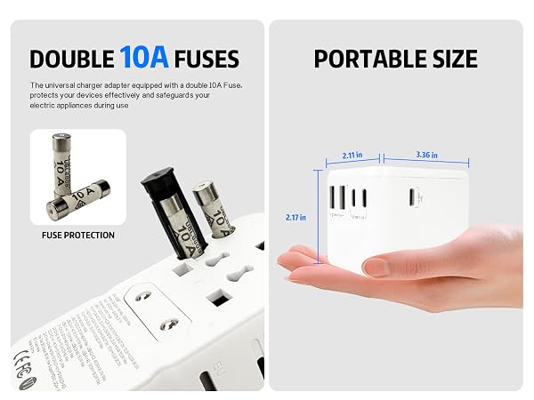 USB C Universal Plug Adapter