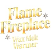 flame fireplace wax melt warmer