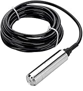 Liquid Level Sensor,DC24V 4 20mA Throw in Type Water Level Sensors, Anti Bending 0 5m Range Depth...