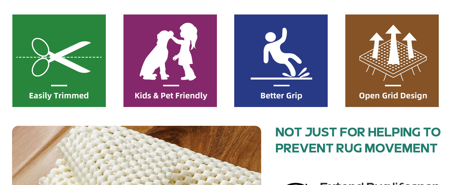 rug pad gripper 2x3 non slip rug pad runner rug pad non skid under rug area rug pad 