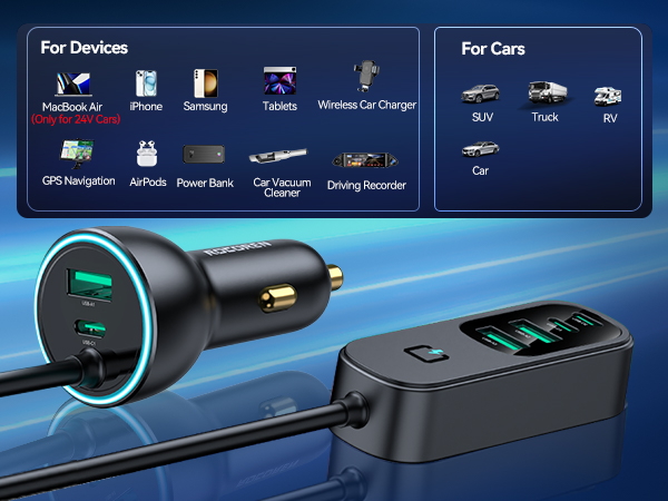 usb c car charger