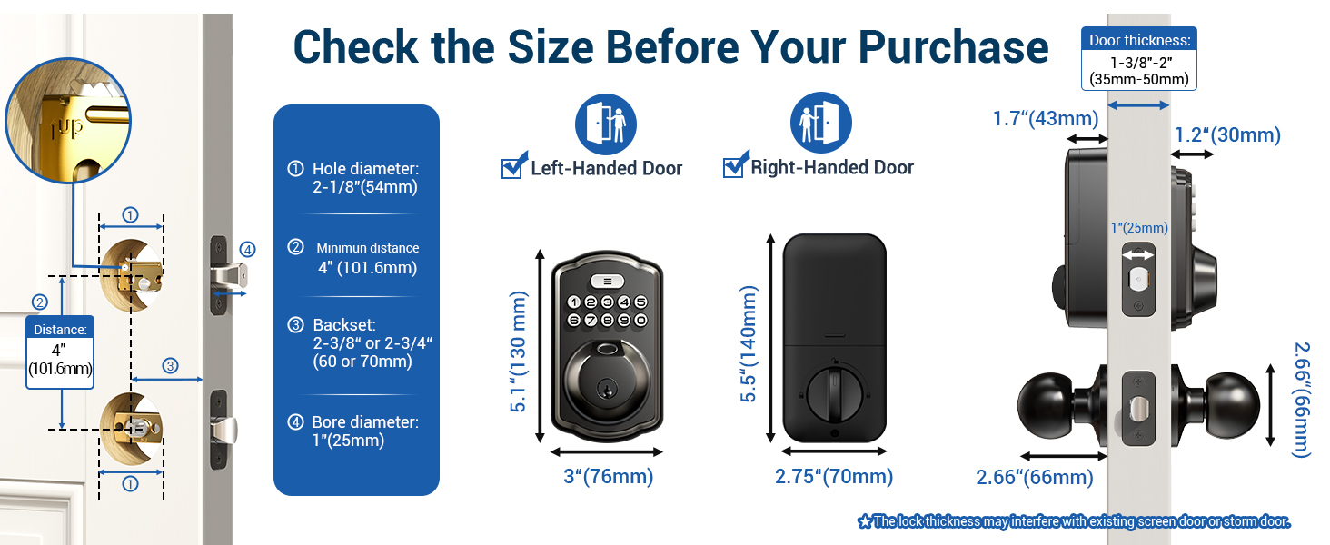 keyless entry door lock