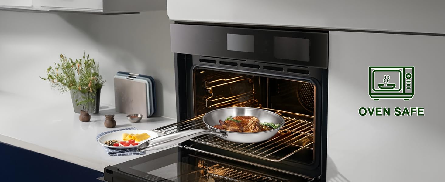 stainless steel saute pan