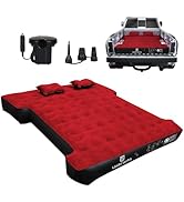 Umbrauto Air Mattress for 6-6.5ft Full Size Truck Bed, Inflatable with Pump, Pick Up Airbed for T...