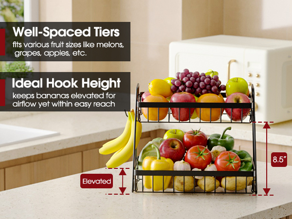 fruit bowl for kitchen counter