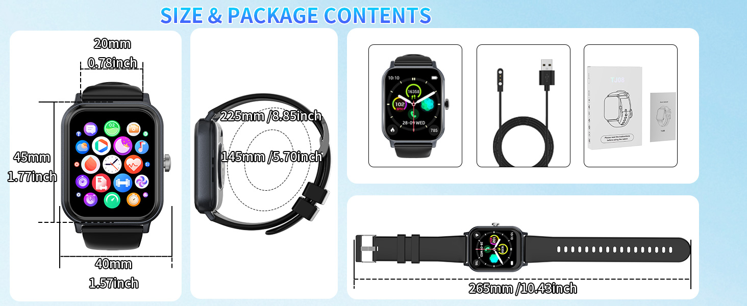 Smart Watch for Men Women with Calling, 1.83&amp;amp;amp;amp;#34; Fitness Tracker with Heart Rate