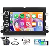 [ 4G+64G] Car Stereo for Ford F150 F250 F350 Focus Fusion Mustang Escape Montego with Wireless Ca...