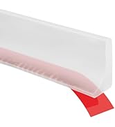 Shower Threshold Water Guard Dam Bottom Seal for Bathroom and Kitchen Glass Shower Door Strip Dry...