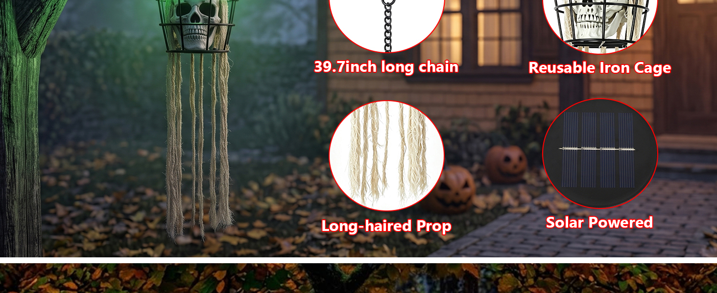 solar halloween decorations