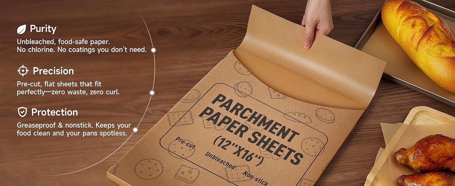 parchment paper sheets