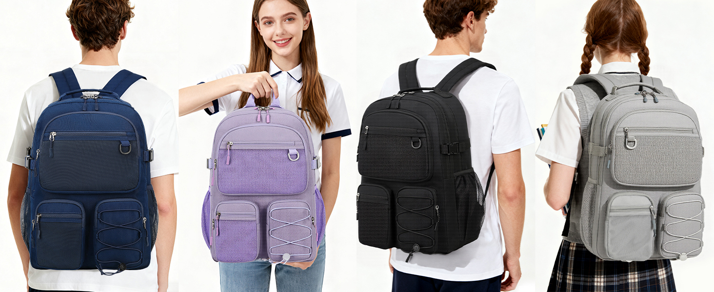 Multi-Pocket Backpack
