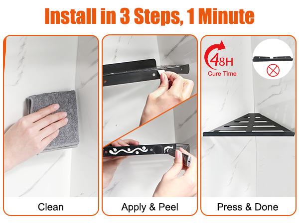 black corner shelf shampoo holder for shower corner shelf black black bathroom wall black wall shelf