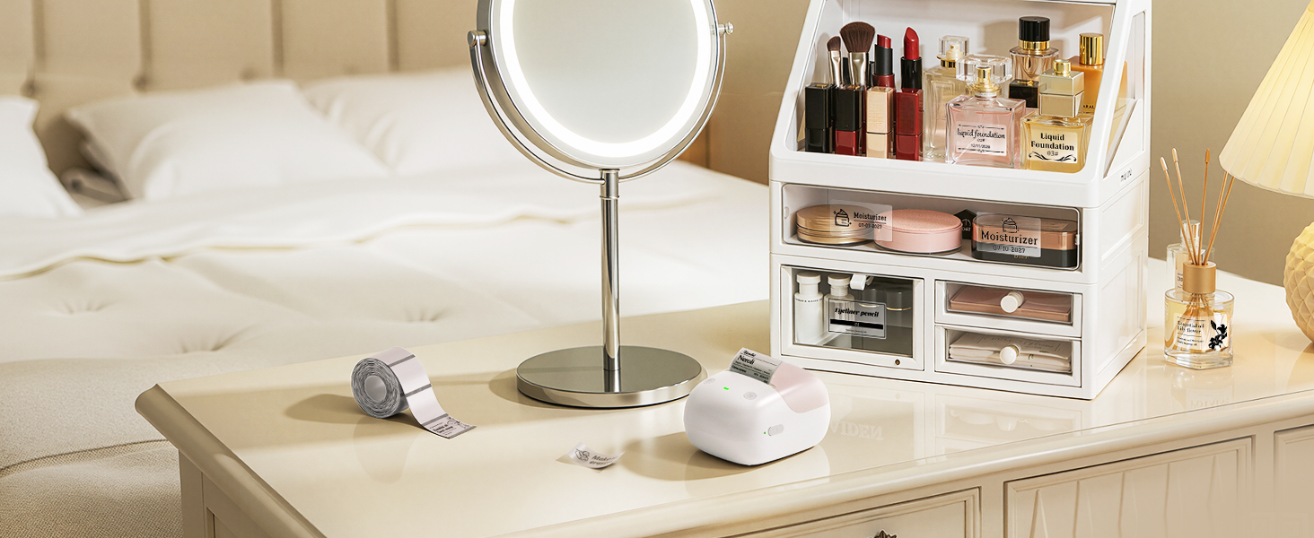 NIIMBOT B2 Label Maker Machine with Tape, Portable Bluetooth Label Printer with Multiple Templates