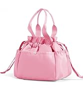 Mum's memory Cute Lunch Bag For Women Reusable Large Insulated Drawstring Lunch Bag Stain-Resista...