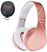 PowerLocus Bluetooth Over-Ear Headphones, Wireless Stereo Foldable Headphones Wireless and Wired ...