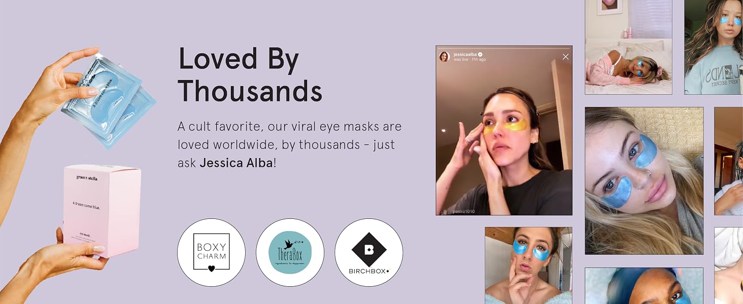 Loved by thousands worldwide, our under eye patches for puffy eyes are a social media cult-favorite
