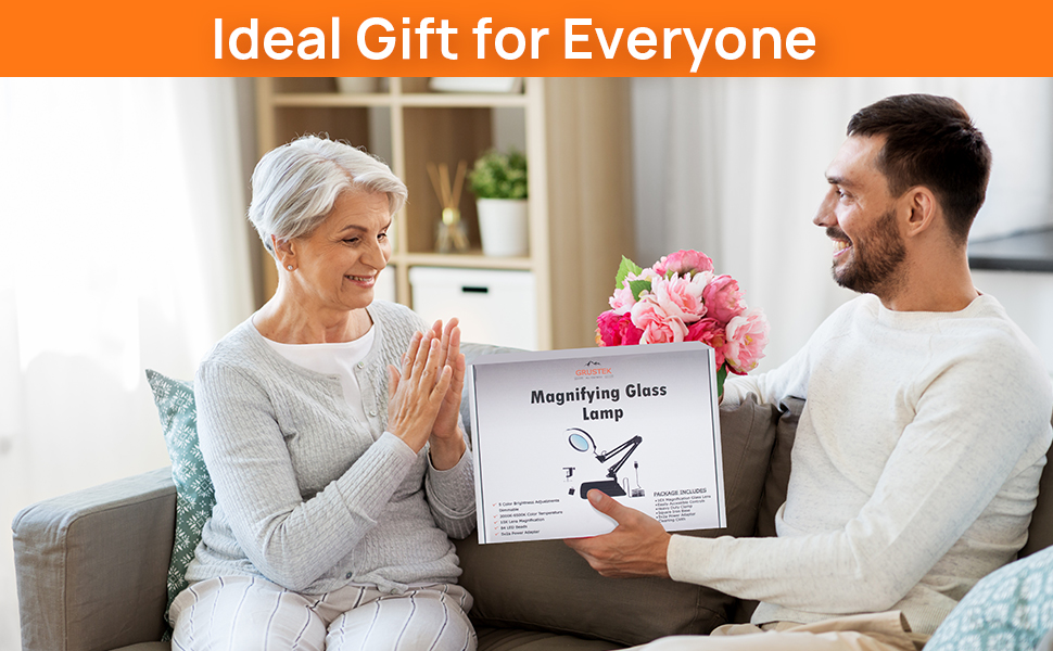 magnifying glass with light and stand, magnifying glass with light, craft light