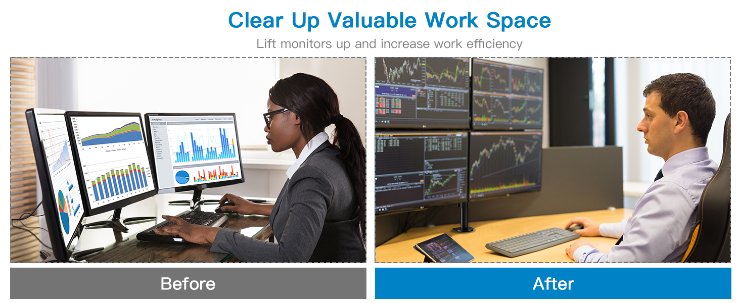 4 monitor stand