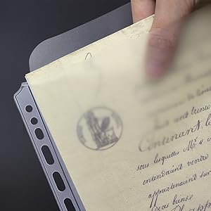 A4 Binder Pocket with Flap Loose Leaf Insert Pages with Lid Filing Bags