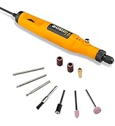 Hoteche Electric Rotary Tool Kit Variable Speed Mini Grinder Set with 10Pcs 1/8-Inch Shank Access...