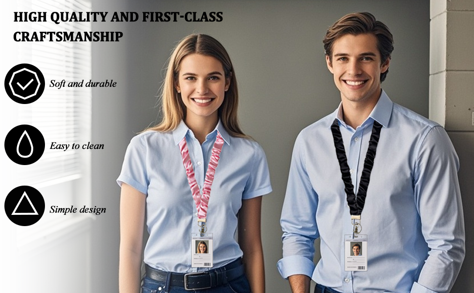 lanyards for id badges teacher lanyard ScrunchieLanyard