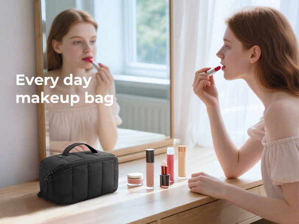Every day makeup bag