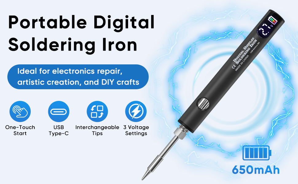 Cordless Soldering Iron Kit