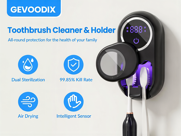 Toothbrush Cleaner and Holders