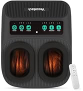 veicomtech Shiatsu Foot Massager with Heat, Electric Foot Massager Machine for Plantar Fasciitis ...