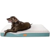 Orthopedic Dog Bed for Large Dogs - Big Waterproof Dog Crate Bed with Removable Washable Cover, E...