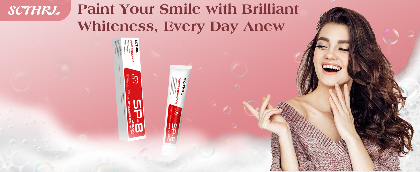 SCTHRL SP-8 Probiotic Ultra Whitening Toothpaste