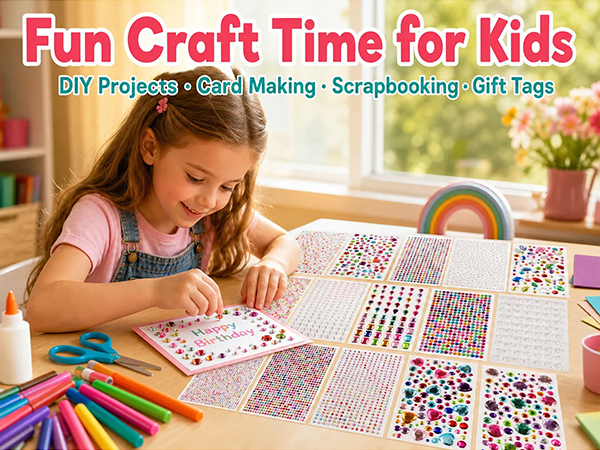Gem Stickers for Kids