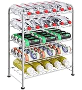 Water Bottle Holder Organizer 5 Tier Water Bottle Storage Rack, Freestanding Floor Beverage Soda ...