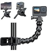 Jaws Flex Super Clamp Mount for GoPro Insta360 Camera Accessories, Gooseneck Magic Arm Attachment...
