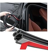 32.8Ft Car Door Seal,Thickened Rubber Automotive Weather Stripping for Hoods,Trunks,Windows,Unive...