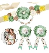 Mallard Duck Maternity Sash and Corsage Set One Lucky Duck Mom to Be Daddy to Be Corsage Duck Hun...