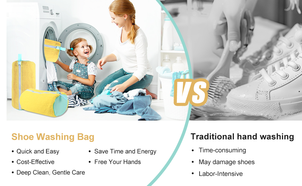 shoe washing bag for machine